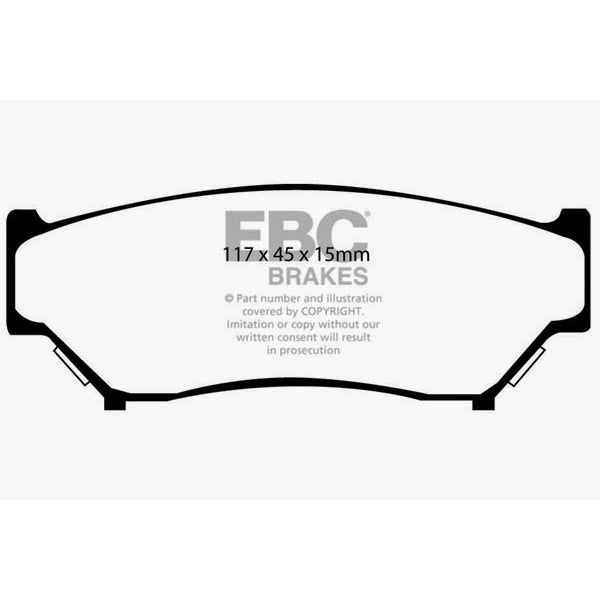 98-00-Chevrolet-Tracker-1.6-(4-Door)-Greenstuff-Front-Brake-Pads