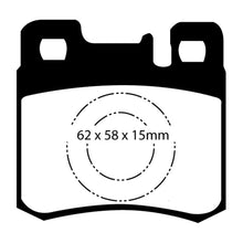 Load image into Gallery viewer, 98-00-Mercedes-Benz-E300-Td-3.0-Td-Yellowstuff-Rear-Brake-Pads