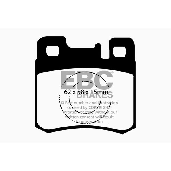 98-00-Mercedes-Benz-E300-Td-3.0-Td-Greenstuff-Rear-Brake-Pads
