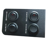 Nitrous Express 15774 CUSTOM SWITCH PANEL; CAMARO; 1998-2002