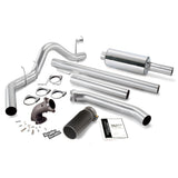 Banks Power 48637-B Monster Exhaust w/Power Elbow 4-inch Single Exit Cerakote Black Tip