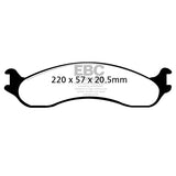 EBC DP61266 6000 Series Greenstuff Truck/SUV Brakes Disc Pads