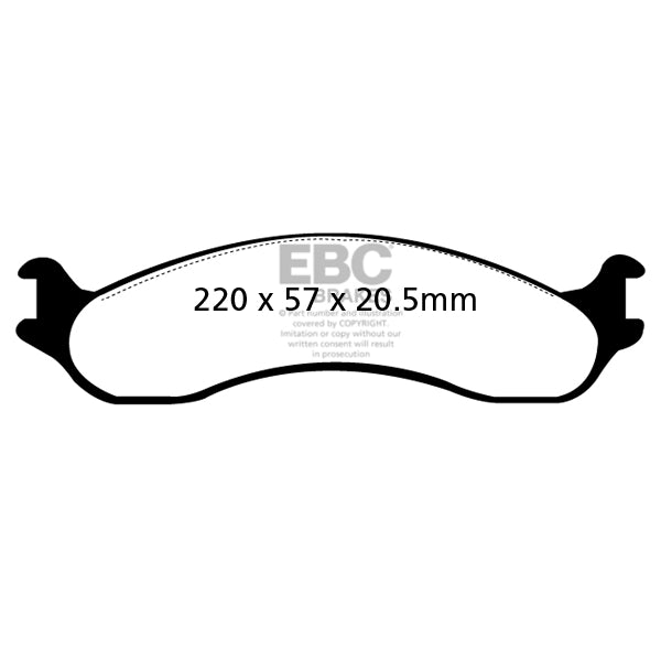98-03-Dodge-B250-B2500-Cargo-2500-Van-34-Ton-Ultimax2-Front-Brake-Pads