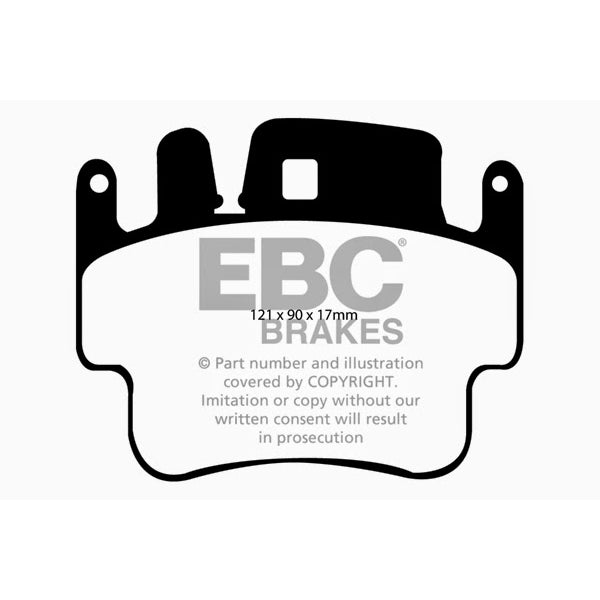 98-05-Porsche-911-996-3.4-Carrera-2-(Iron-Rotor)-Redstuff-Frt-Brake-Pad-(Check--Fit-Guide)
