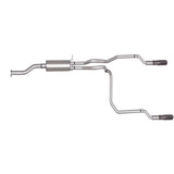 Gibson 5537 Cat-Back Dual Split Exhaust System; Aluminized