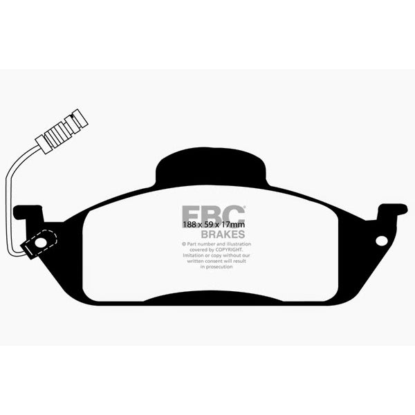 98-Mercedes-Benz-M-Class-(Ml)-Ml320-3.2-Redstuff-Front-Brake-Pads