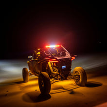 Load image into Gallery viewer, KC HiLiTES 98012 KC Chase Bar LED 28in Multi-Function Rear Universal for Select Polaris RZR PRO XP, Polaris RZR Turbo R 4 Premium, Polaris RZR Turbo R 4 Sport, Polaris RZR Turbo R 4 Ultimate, Polaris RZR Turbo R Premium, Polaris RZR Turbo R Sport,