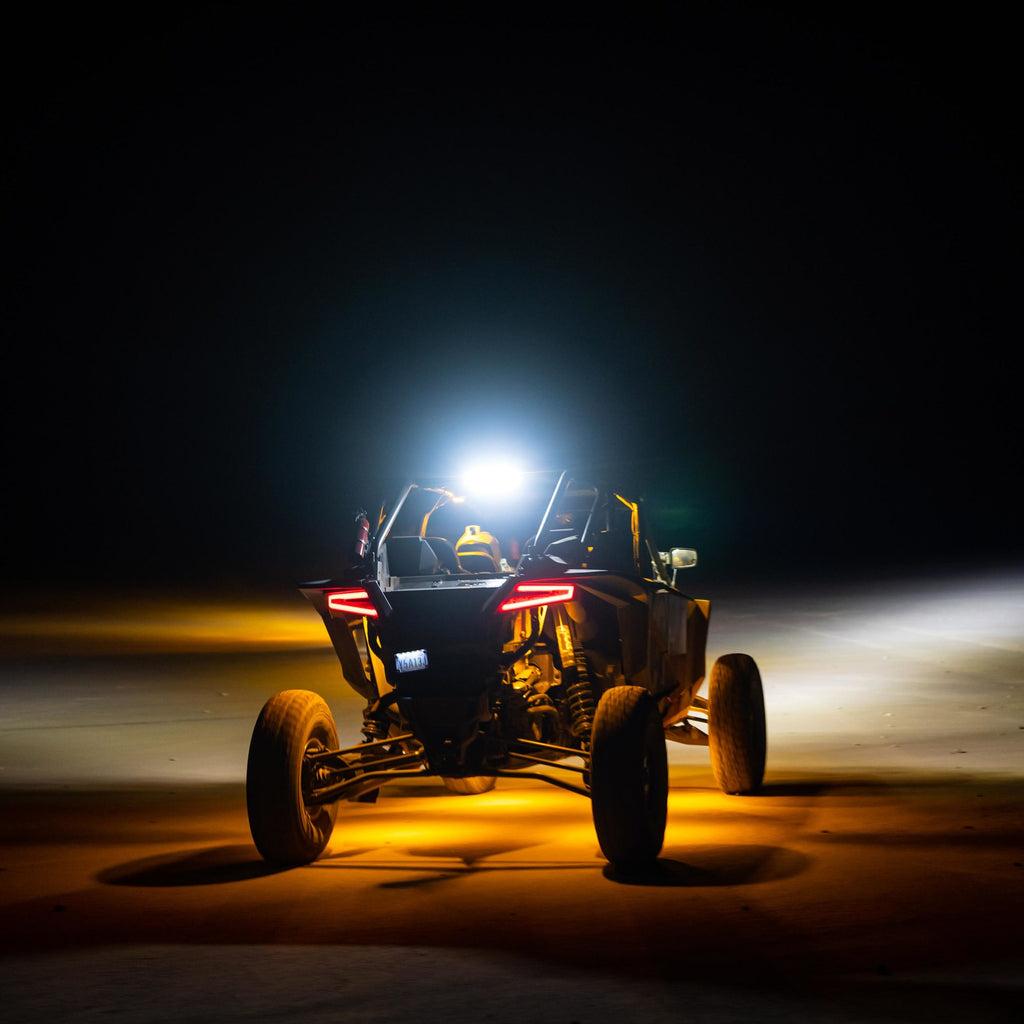 KC HiLiTES 98012 KC Chase Bar LED 28in Multi-Function Rear Universal for Select Polaris RZR PRO XP, Polaris RZR Turbo R 4 Premium, Polaris RZR Turbo R 4 Sport, Polaris RZR Turbo R 4 Ultimate, Polaris RZR Turbo R Premium, Polaris RZR Turbo R Sport,