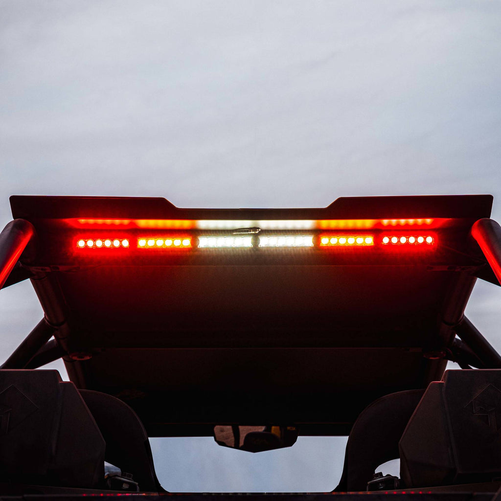 KC HiLiTES 98012 KC Chase Bar LED 28in Multi-Function Rear Universal for Select Polaris RZR PRO XP, Polaris RZR Turbo R 4 Premium, Polaris RZR Turbo R 4 Sport, Polaris RZR Turbo R 4 Ultimate, Polaris RZR Turbo R Premium, Polaris RZR Turbo R Sport,