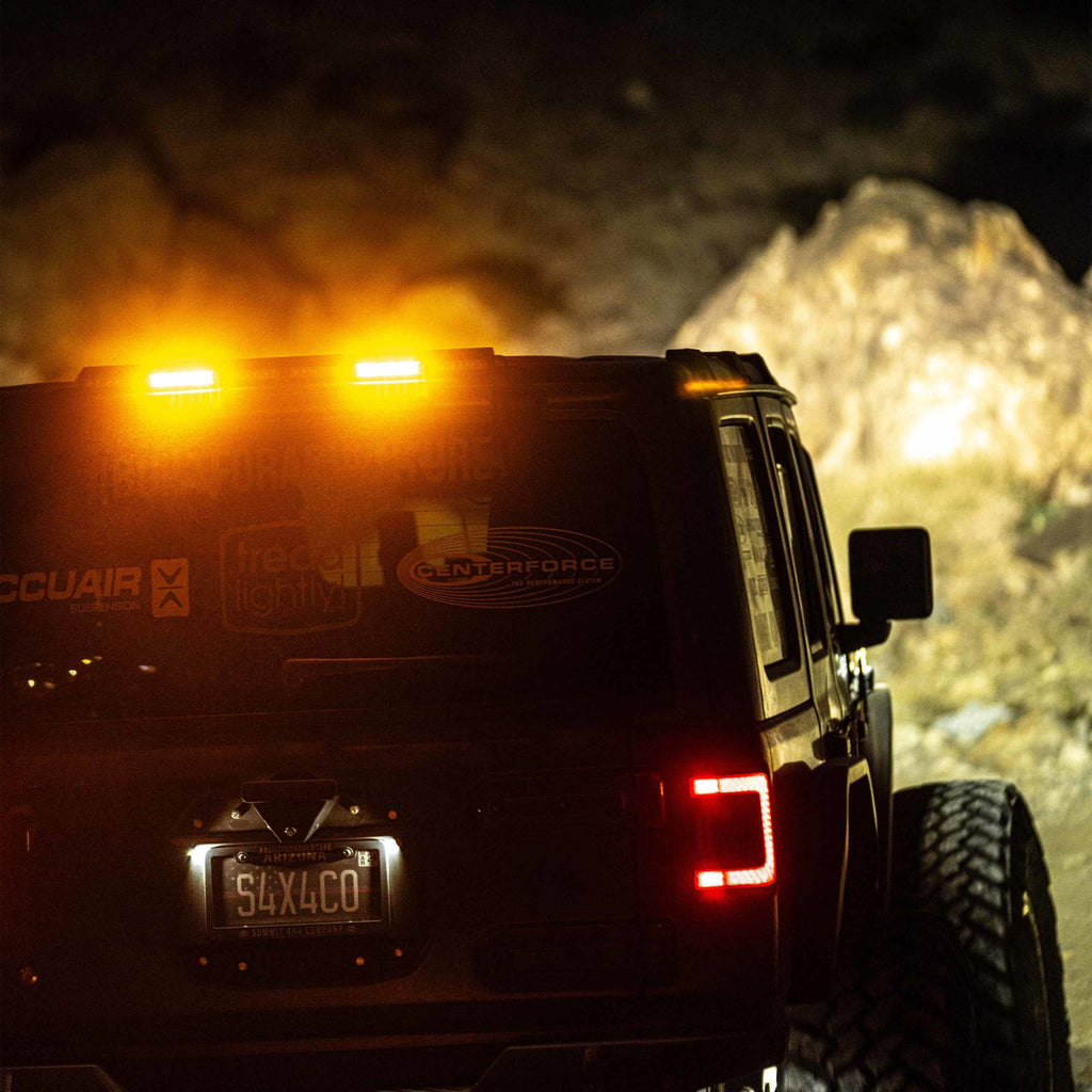 KC HiLiTES 98013 28" Chase LED Light Bar Kit - Rear-Facing - Multi-Fnctn - 18+ Jeep Wrangler JL for Select Jeep Wrangler