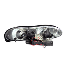 Load image into Gallery viewer, 9802-Camaro-Headlights-Projector-With-HaloBlack-Clear-With-Amber-Reflectors-DrivePass