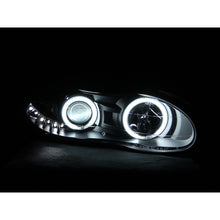 Load image into Gallery viewer, 9802-Camaro-Headlights-Projector-With-HaloBlack-Clear-With-Amber-Reflectors-DrivePass
