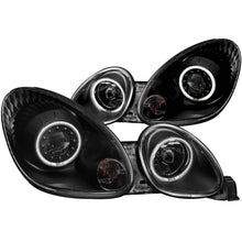 Load image into Gallery viewer, 9805-Gs300400-Headlights-Projector-With-HaloBlack-Clear-With-Amber-Reflectors