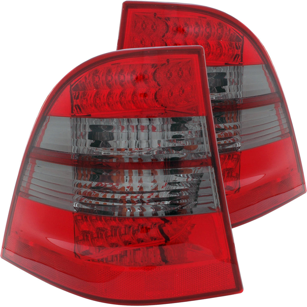 9805-Mercedes-Benz-M-Class-W163-Led-Tail-Lights-Led-RedSmoke
