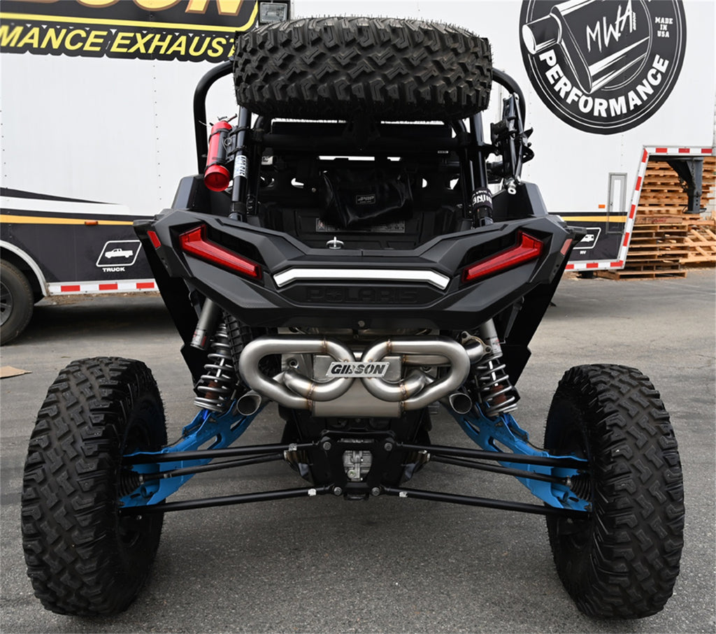 Gibson Performance Exhaust 98052 Polaris for Select Polaris RZR Turbo S, Polaris RZR Turbo S Lifted Lime LE, Polaris RZR Turbo S Velocity, Polaris RZR XP Turbo, Polaris RZR XP Turbo EPS, Polaris RZR XP Turbo EPS DYNAMIX Edition, Polaris RZR XP Turbo EPS
