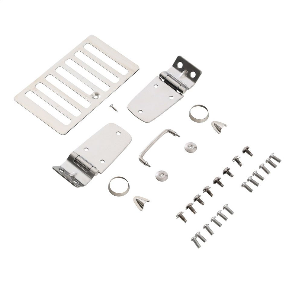9806-Wrangler-(TjLj)-Complete-Hood-Kit-Stainless-Steel