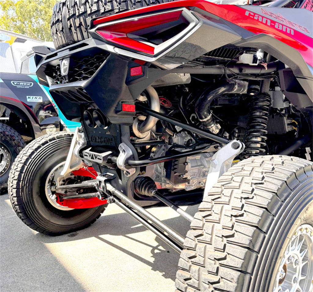 Gibson Performance Exhaust 98062 Can-Am UTV Dual Exhaust; Black Ceramic for Select Can-Am Maverick R, Can-Am Maverick R Max, Can-Am Maverick R Max X, Can-Am Maverick R Max X RS, Can-Am Maverick R Max X RS Smart-Shox, Can-Am Maverick R X, Can-Am Maverick