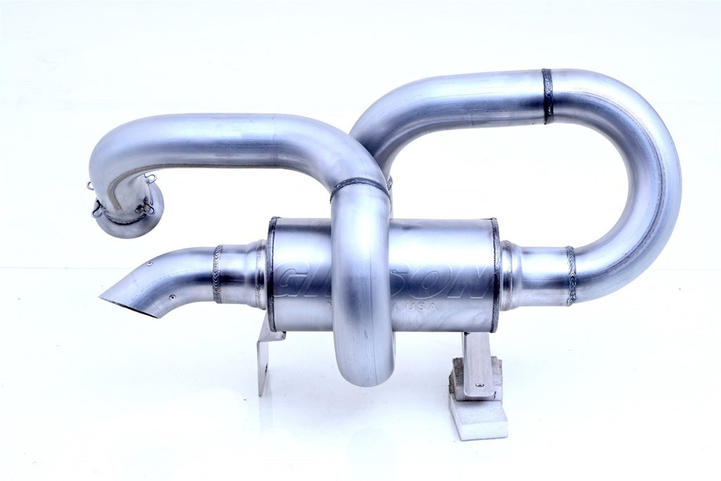Gibson Performance Exhaust 98063 Can-Am UTV Single Exhaust; Stainless for Select Can-Am Maverick R, Can-Am Maverick R Max, Can-Am Maverick R Max X, Can-Am Maverick R Max X RS, Can-Am Maverick R Max X RS Smart-Shox, Can-Am Maverick R X, Can-Am Maverick R