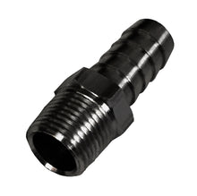 Load image into Gallery viewer, Derale 98102 Straight Hose Barb Fitting, 3/8" NPT Male x 1/2" Barb, Each