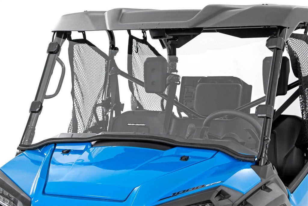 Rough Country 98162020 Windshield for Select Honda SXS1000M3 Pioneer 1000, Honda SXS1000M3 Pioneer Deluxe, Honda SXS1000M3 Pioneer EPS, Honda SXS1000M3 Pioneer Forest, Honda SXS1000M3 Pioneer Limited Edition, Honda SXS1000M3 Pioneer Special Edition,