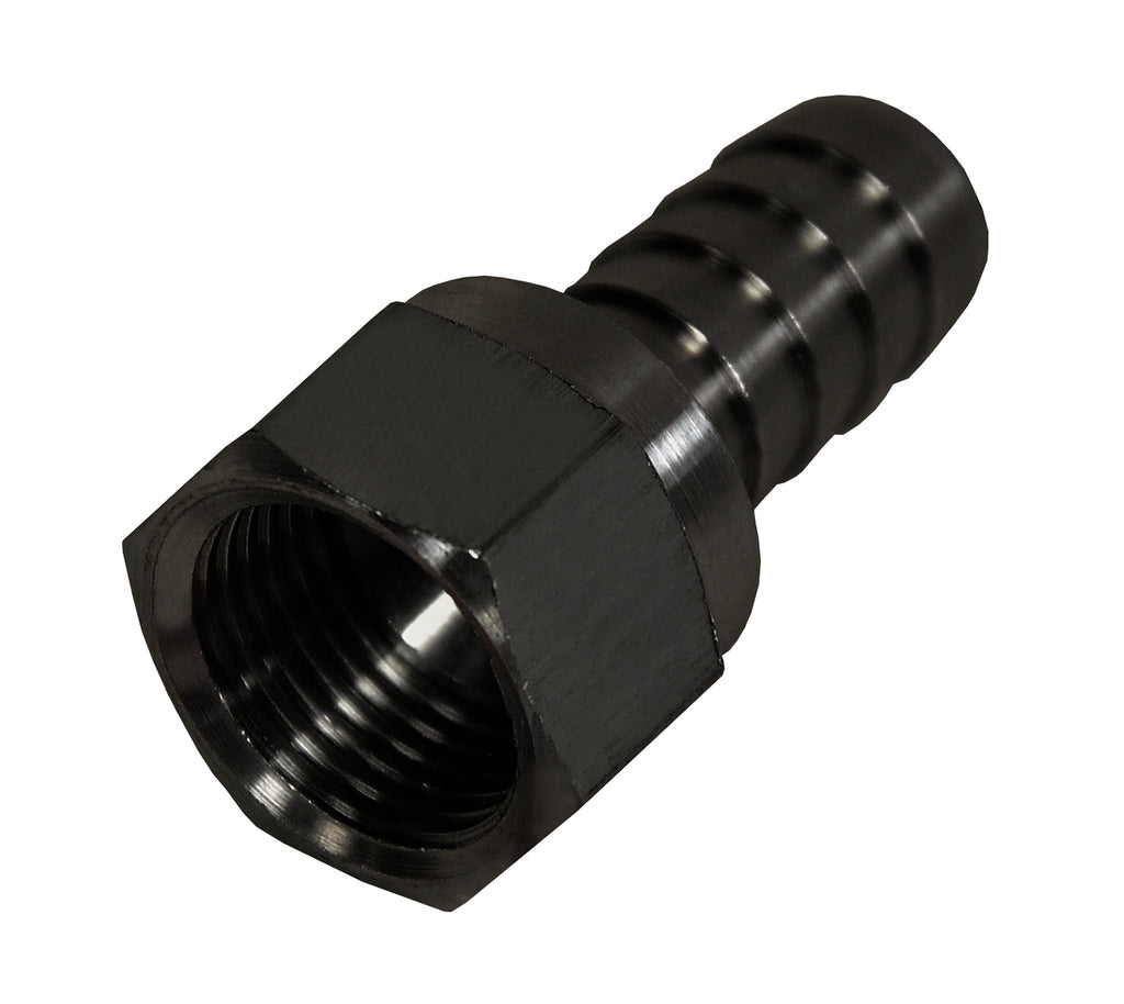 Derale 98202 -8AN Female Swivel x 1/2" Barb Fitting, Each