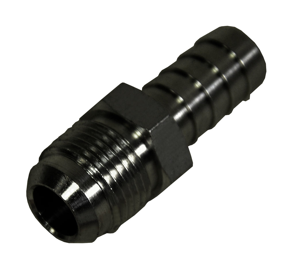Derale 98205 -8AN Male x 1/2" Barb Fitting, Each