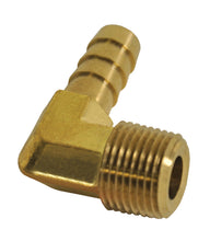 Load image into Gallery viewer, Derale 98233 3/8" NPT Male x 3/8" Barb 90° Hose Fitting, Each