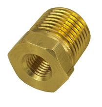 Load image into Gallery viewer, Derale 98451 1/2" NPT Male x 1/8" NPT Female Reducer Bushing, Each