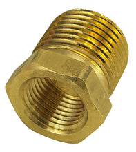 Load image into Gallery viewer, Derale 98452 1/2" NPT Male x 3/8" NPT Female Reducer Bushing, Each