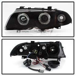 99-01-Bmw-E46-3-Series-4Dr-Projector-Headlights-1Pc-Led-Halo-(Pro-Yd-Bmwe46-4D-Hl-Am-Bsm)