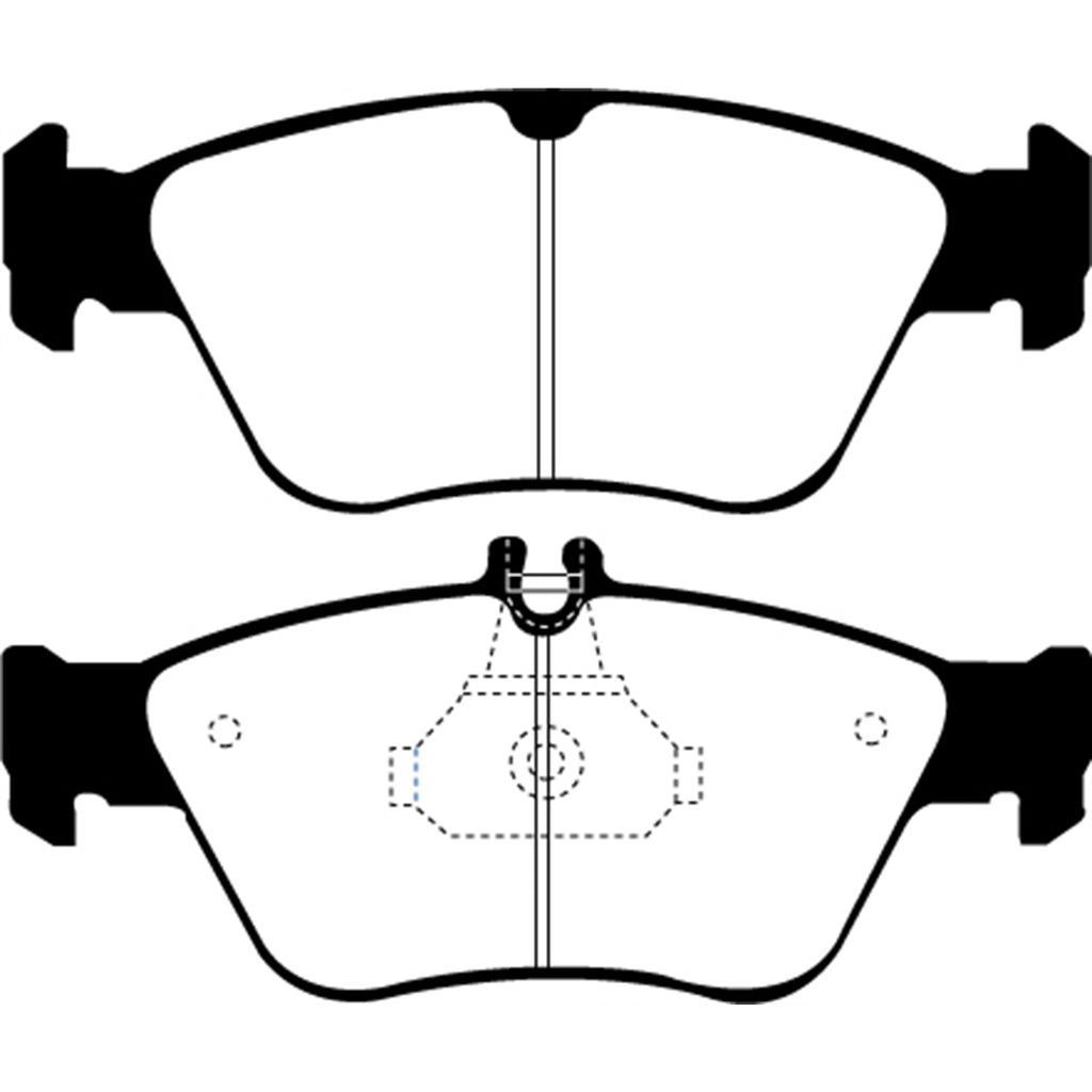 99-01-Mercedes-Benz-C230-(W202)-2.3-Greenstuff-Front-Brake-Pads