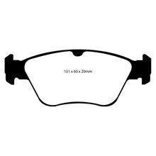 Load image into Gallery viewer, 99-01-Mercedes-Benz-C230-(W202)-2.3-Yellowstuff-Front-Brake-Pads