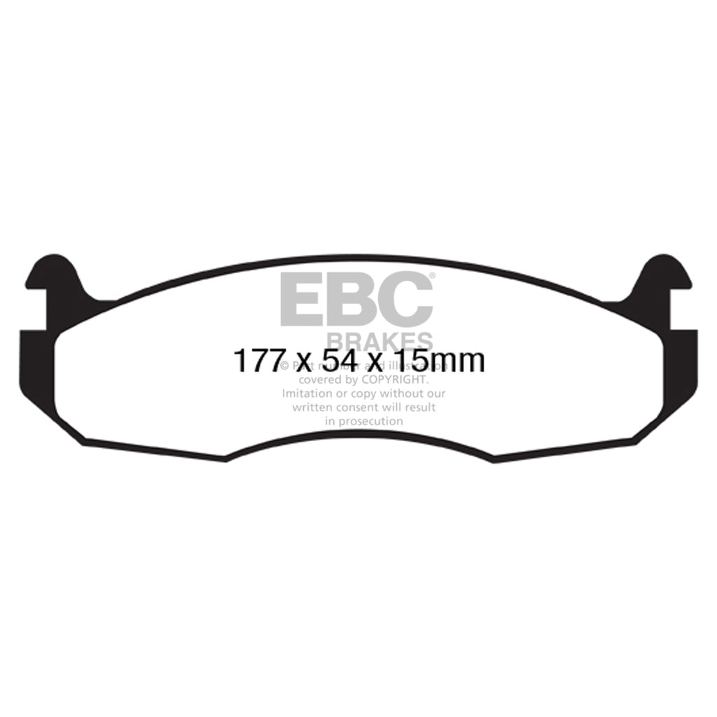 99-03-Am-General-H1-H1-12100-Gvw-Greenstuff-Front-Brake-Pads