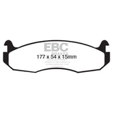 EBC DP61786 6000 Series Greenstuff Truck/SUV Brakes Disc Pads