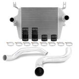 Mishimoto MMINT-F2D-99KSLP Ford 7.3L Powerstroke Intercooler Kit, 1999-2003 Silver Cooler, Polished Pipes