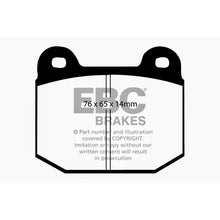 Load image into Gallery viewer, 99-03-Mitsubishi-Lancer-Evolution-2.0-Turbo-Yellowstuff-Rear-Brake-Pads