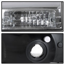 Load image into Gallery viewer, 99-04-Ford-F-250-Super-Duty-Light-Bar-Projector-Headlights---Chrome-(Pro-Yd-Ff25099v2-Lb-C)
