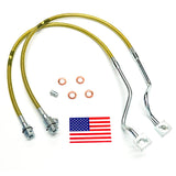 Superlift 91510 Bulletproof Brake Hose - Front - 99-04 F-250/F350 w/ 4-8