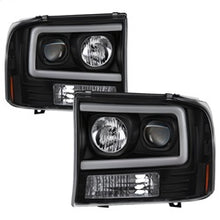 Load image into Gallery viewer, 99-04-Ford-F250-Super-Duty-Projector-Headlights---Light-Bar---Black-Pro-Yd-Ff25099v2-Lb-Bk