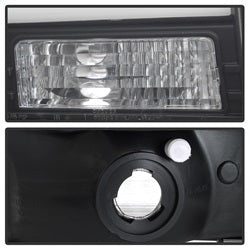99-04-Ford-F250-Super-Duty-Projector-Headlights---Light-Bar---Black-Pro-Yd-Ff25099v2-Lb-Bk