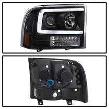 Load image into Gallery viewer, 99-04-Ford-F250-Super-Duty-Projector-Headlights---Light-Bar---Black-Pro-Yd-Ff25099v2-Lb-Bk