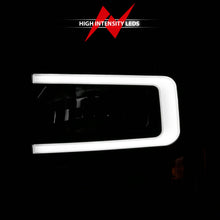 Load image into Gallery viewer, 99-04-Ford-F250F350F450Excursion-(Excl.-99)-Crystal-Headlights---W-Light-Bar-Black-Housing