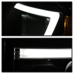 99-04-Jeep-Grand-Cherokee-Projector-Headlights---Light-Bar-Drl-Led---Black