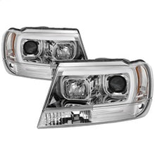 Load image into Gallery viewer, 99-04-Jeep-Grand-Cherokee-Projector-Headlights---Light-Bar-Drl-Led---Chrome