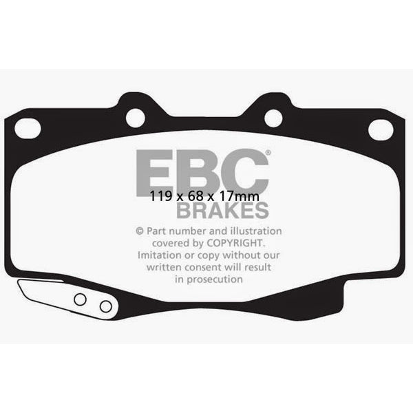 99-04-Toyota-Tacoma-4Wd-2.7-Greenstuff-Front-Brake-Pads