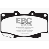 EBC DP62005 6000 Series Greenstuff Truck/SUV Brakes Disc Pads