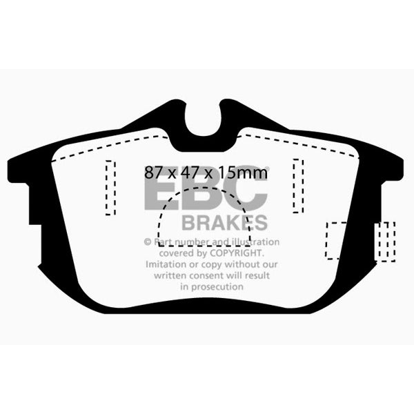 99-04-Volvo-S40-1.9-Turbo-T4-(200-Bhp)-Redstuff-Rear-Brake-Pads