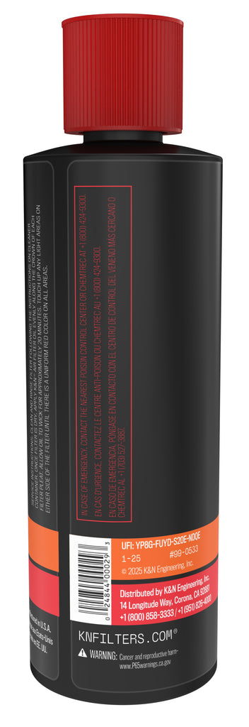 K&N 99-0533 Air Filter Oil - 8oz Squeeze