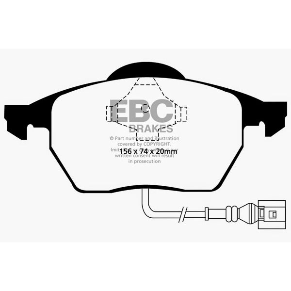 99-06-Audi-Tt-1.8-Turbo-Yellowstuff-Front-Brake-Pads