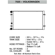 Load image into Gallery viewer, 99-06-Vw-Golf--Gti--99-06-Jetta--Gli-High-Performance-All-Aluminum-Radiator